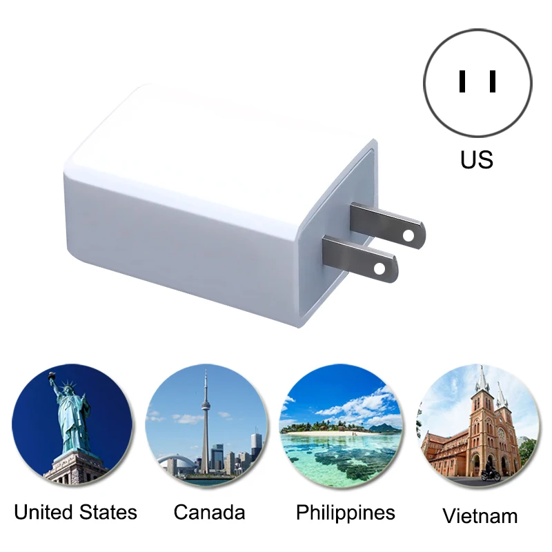 Двойной USB кабель для мобильного телефона для Зарядное устройство 5V 2A европейского стандарта ЕС США вилка универсальный для IPhone samsung htc Xiaomi EUR телефон планшет