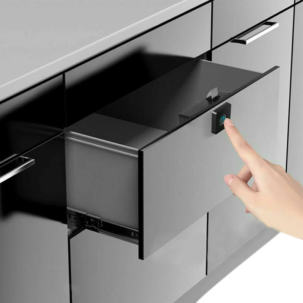 

2019 Hot Smart Fingerprint Lock Keyless Anti-theft Cabinet Locker for Home Office Drawer Box L99