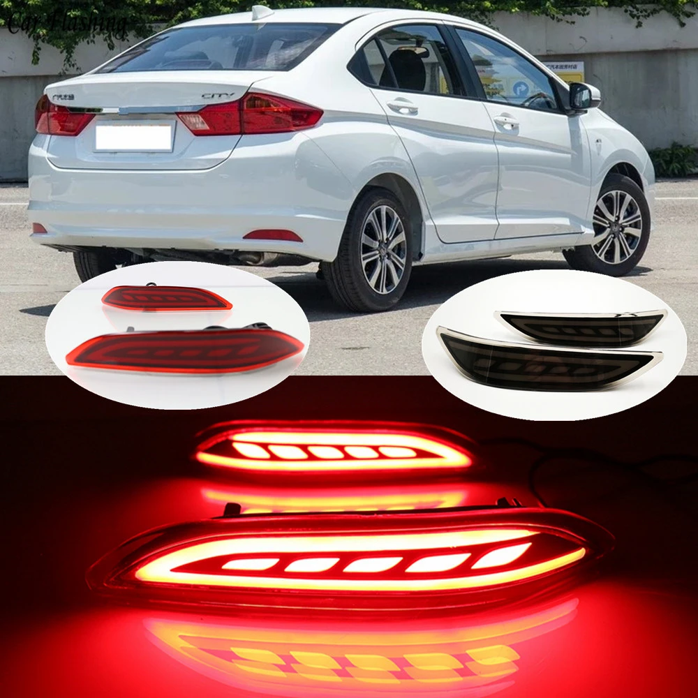 Автомобильная проблесковая 2 шт. светодиодный задний бампер светильник s