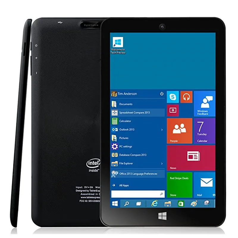 Планшетный ПК 8 дюймов i8 pro Windows 1280x800 IPS ОС 10 1 Гб + 32 ГБ Z3735G четырехъядерный 32-битная |