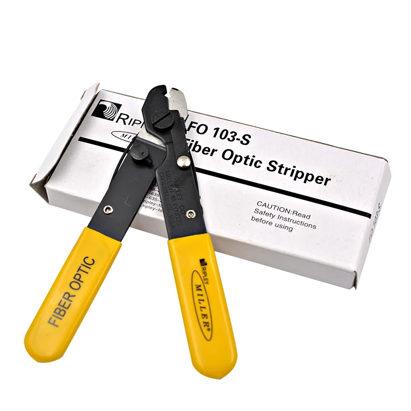 FO103-S agujero cable de fibra óptica stripper pinza Miller de fibra de corte alicates FO103-S Miller de stripper