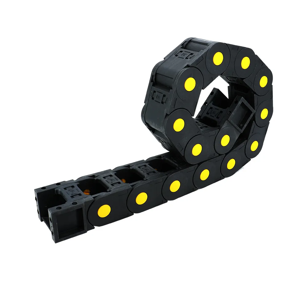 45x75 mm 45*75 mm Nylon Mochine Towline Plastic Cable Chain Drag Chain Slient Bridge L 1m for CNC router