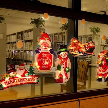 

1PC Xmas Decorative Light Holiday Atmosphere Lamp LED Glass Hanging Lamp Decor