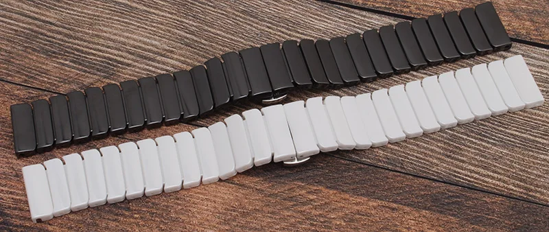 Для samsung gear S2/S3 качественный керамический ремешок часов 20 мм 22 мм Роскошный металлический браслет для huawei ver 2