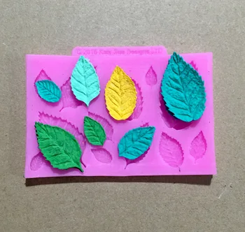 

BK1121 Leaf silicone mold cake decorative plaster
