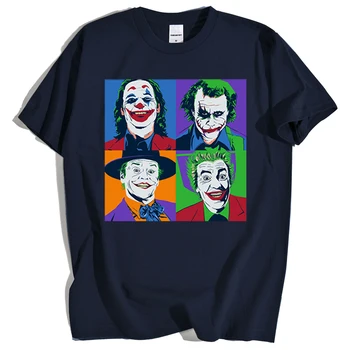 

Cartoons Character Jokers Printing Clothing Mens Crewneck Fashion Tshirts Loose Oversize Tops Summer Cotton T Shirt Mens 2020