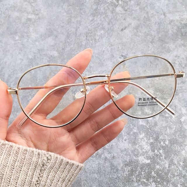 Anti-Blue Light Glasses Ultra Light Frame Computer Goggles Eye Protection Oversized Eyeglasses Women Fashion Glasses