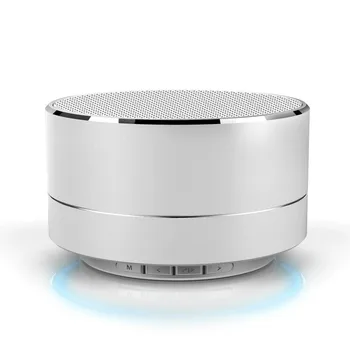 

Fashionable portable bluetooth speaker metal wireless portable mini speaker microphone TF card speaker with microphone