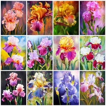 

HUACAN New Diamond Painting Lily Full Square Sale 5D DIY Diamond Embroidery Pictures Of Rhinestones Flower Home Decorations