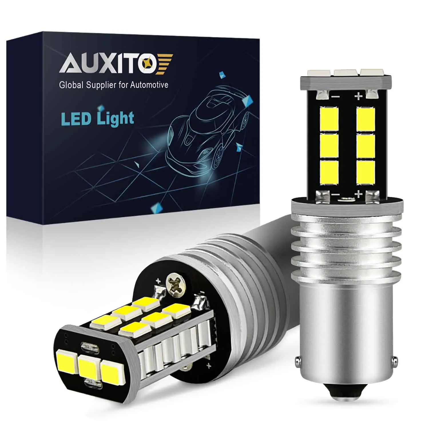 2PCS P21W LED Bulbs Canbus P21/5W 1156 BA15S LED DRL Auto Light Backup  Reversing Lamps for Audi A4 Q3 A3 A6 Q7 A1 A5 A7 A8 Q5 TT