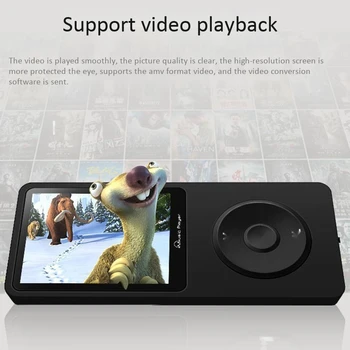 

F8 Mini LCD Screen MP3 Player 160X128Px Press Screen 8GB Built-In Memory Audio Walkman with FM Radio E-Book Recorder