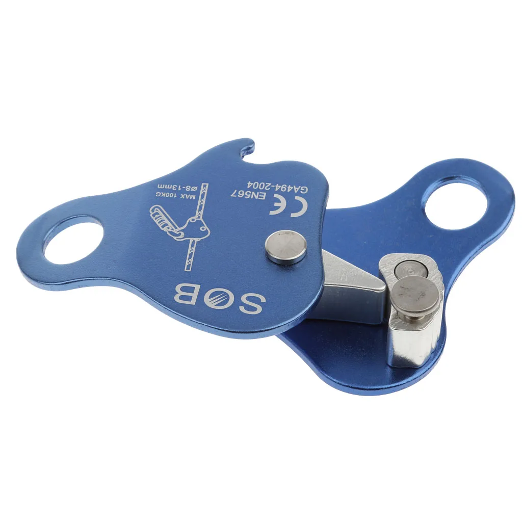 Outdoor Rock Climbing Rope Grab Protecta with Screw Locking Carabiner Equip