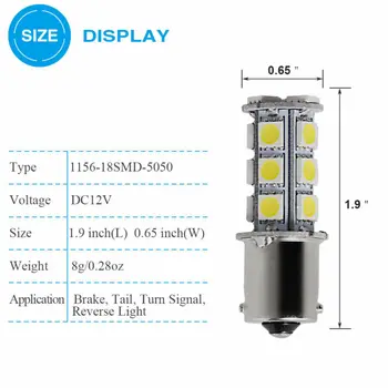 

Auto LED Interior Light Accessories Set 20pcs 15mm Cars Truck RV Camper