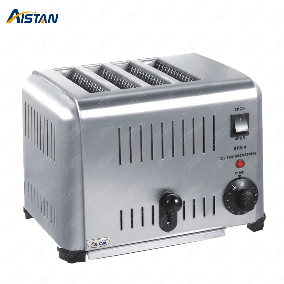 Ets4 Electric Commercial Bun Sandwich Bread Toaster Oven Machine For