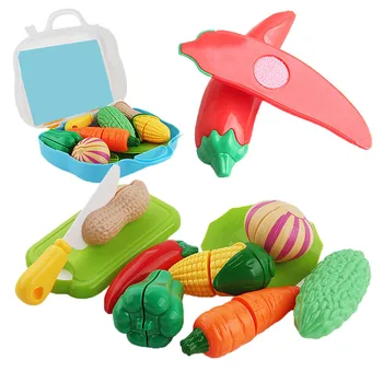 

10pcs Children Play House Food Toy Cut Fruit Vegetable Pretend Play Toys