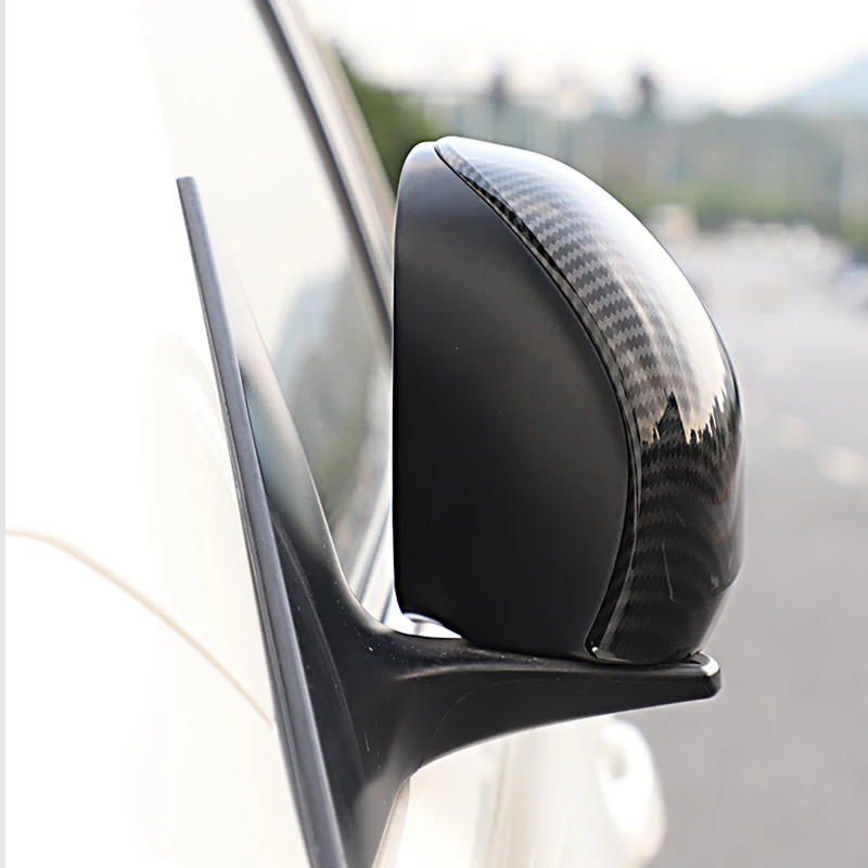 

15-19 For Toyota Highlander Carbon Fiber Mirror Cover Reflective Rearview Mirror Housing Cover