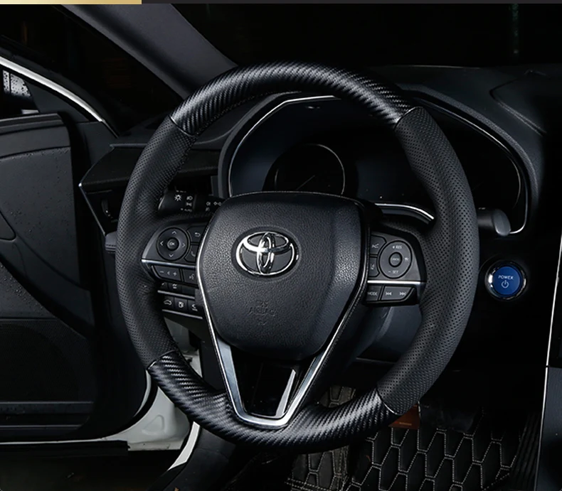 Lsrtw2017 для Защитные чехлы для сидений, сшитые специально для Toyota Corolla чехол рулевого колеса автомобиля Декоративные интерьерные аксессуары Молдинги