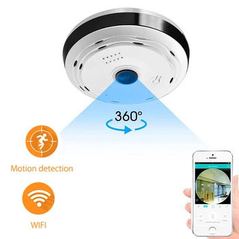 

Camerahut 960P 1.3MP Mini IP Camera WiFi Wireless 360 Degree Panoramic Home Security Survillance CCTV Cloud Storage Night Vision