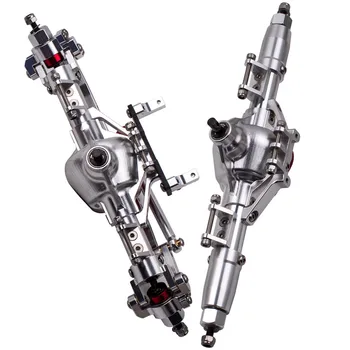 

2x RC Car Aluminium Alloy Front Rear Axle Fit for SCX10 AXIAL 4WD 1:10 RC Car