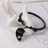 Best Friend Lady Bracelet Girlfriends Bff Heart Pendant Black And White Leather Rope Hand Chain Fashion Jewelry Gift 2022 New ► Photo 3/6