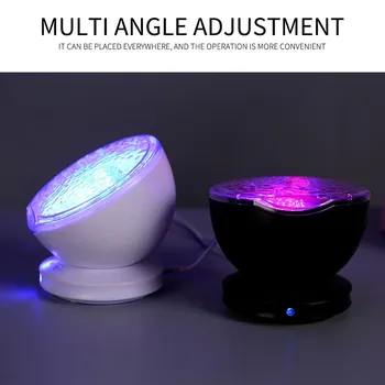 

Free Shipping Ouhaobin Sleeping Ocean Projector LED Star Projector Colorful Ocean Wave Music Projection Nightlight