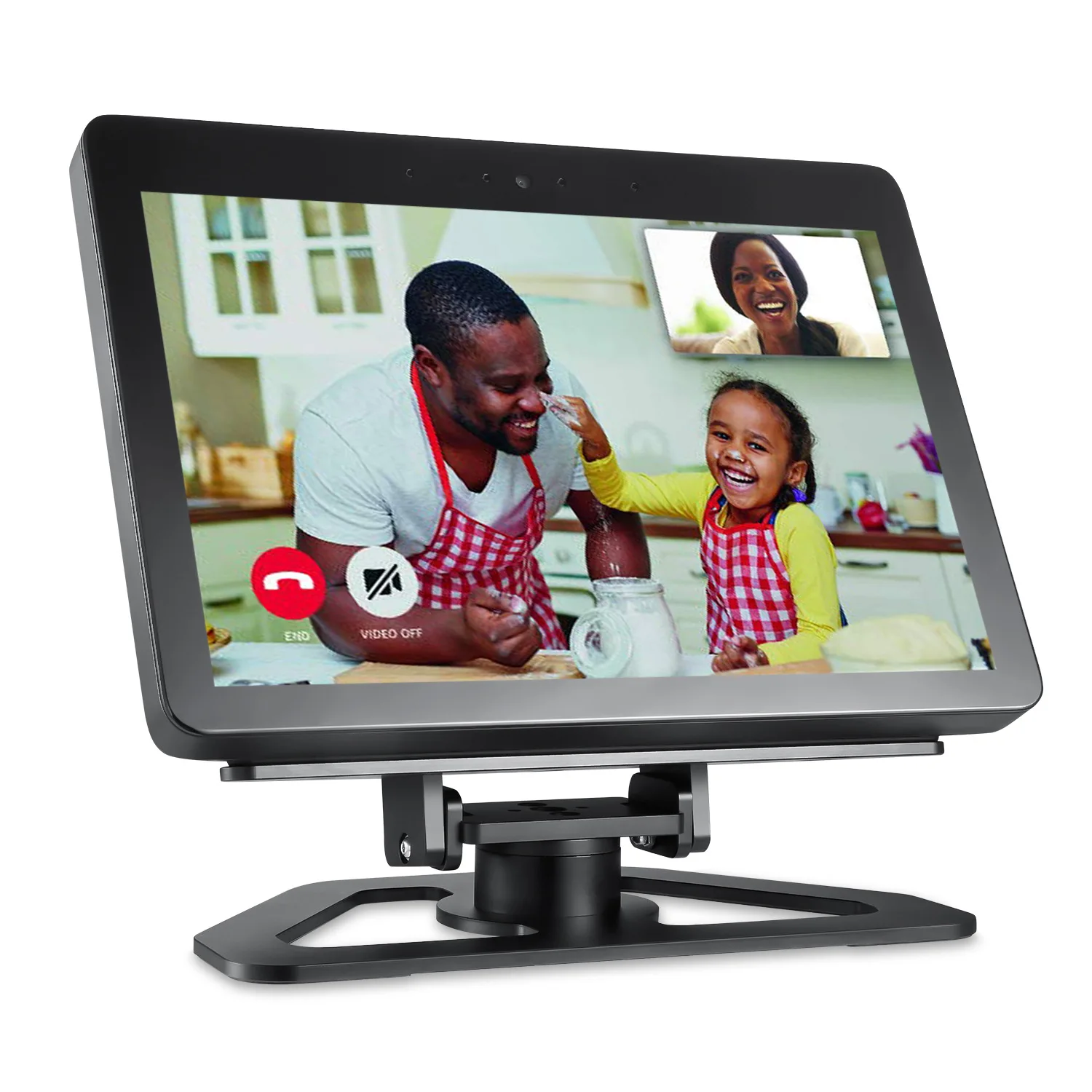 

Amazon Hot Selling Echo Show 2 Generation Aluminum Alloy Bracket 360-Degree Rotating up And down Angle Adjustment Illicit Model