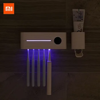 

Xiaomi sothing UV Light Toothbrush Sterilizer Holder Inhibit bacterial Tooth Brush Antibacteria Automatic Toothpaste Dispenser