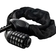 Велосипедный замок цепь замок для горного велосипеда Противоугонный замок для электровелосипеда блокировка паролем для смены паролей