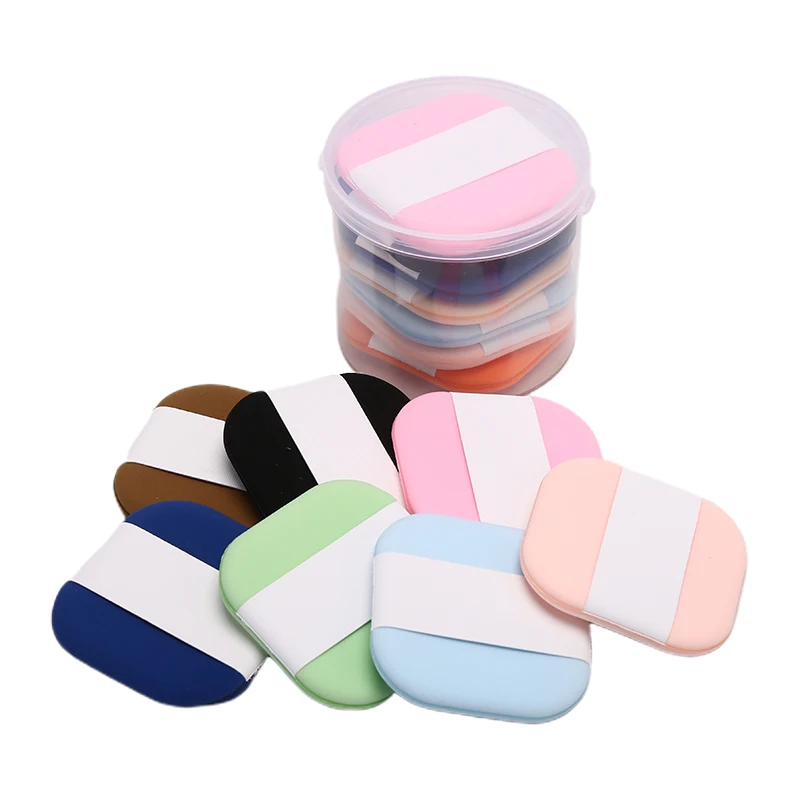 1/7Pcs Square Round Shaped Makeup Air Cushion Sponge Puff Dry Wet Dual Use Concealer Liquid Foundation BB/CC Cream Makeup Puff