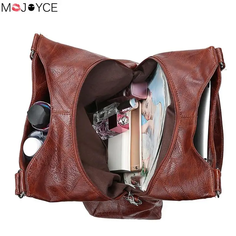 Модная сумка на плечо из искусственной кожи, винтажная женская сумка на плечо, кожаная однотонная сумка-мессенджер, большие сумки, женские сумки