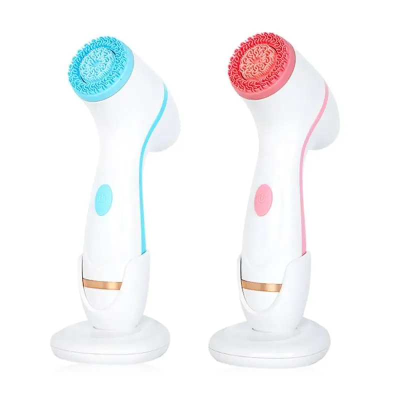 

USB Electric Facial Pore Cleansing Brush Silicone Cleaner Skin Care Tool