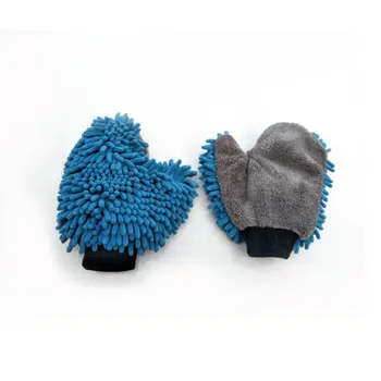 

Car Wash Glove Double-side Premium Chenille Microfiber Wash Mitt Gloves Car Cleaning Glove Lint Scratch Free Regular Size