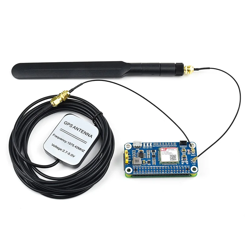 

Макетная плата SIMCom SIM7080G NB-IoT/Cat-M(eMTC)/GNSS со слотом для SIM-карты, комплекты антенн для Raspberry Pi 4 Zero WH 2B 3B