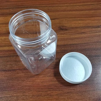 

16 pcs Honey seal 400 ml Honey bottle 114*67*67mm Transparent White cover Beekeeping tools Bee farm honey storage jar
