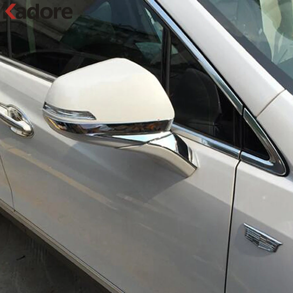 Для Cadillac XT5 2016 2017 2018 ABS хромированные зеркальные крышки отделочные зеркала
