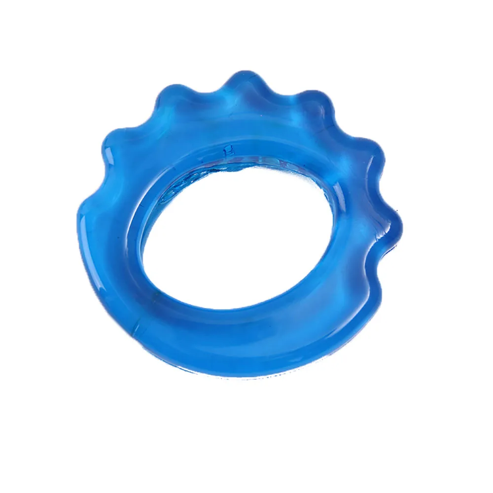 ПВХ тренировочное кольцо для рук, чтобы предотвратить мышь палец питания устройства восстановления кольцо палец ручка мяч - Цвет: Blue