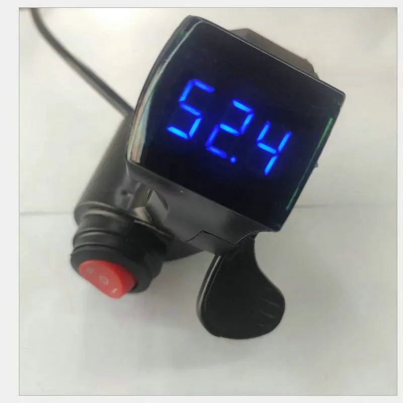 

thumb finger shifter with battery voltage indicator&3gears switch power on/off switch cruise for electric bike scooter tricycle