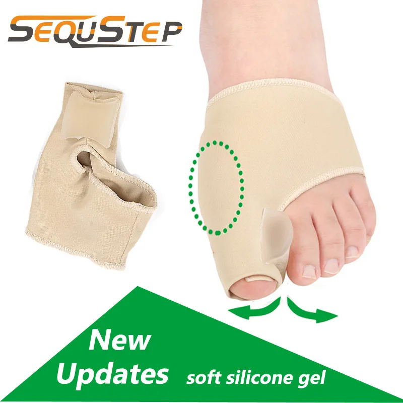 Sequstep Lycra Bunion Protector силиконовый гелевый сепаратор для ног коррекция вальгусной