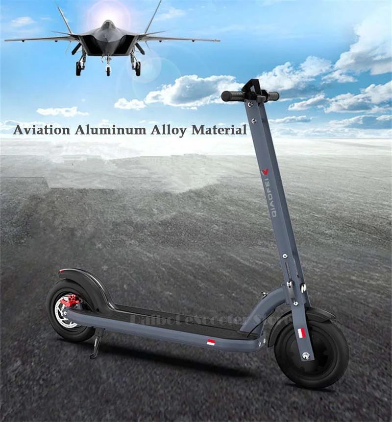Kick Scooter For Adult Two Wheels Electric Scooters 8.5 Inch 300W Portable Foldable Electric Scooter 36V GrayWhite With APP (10)