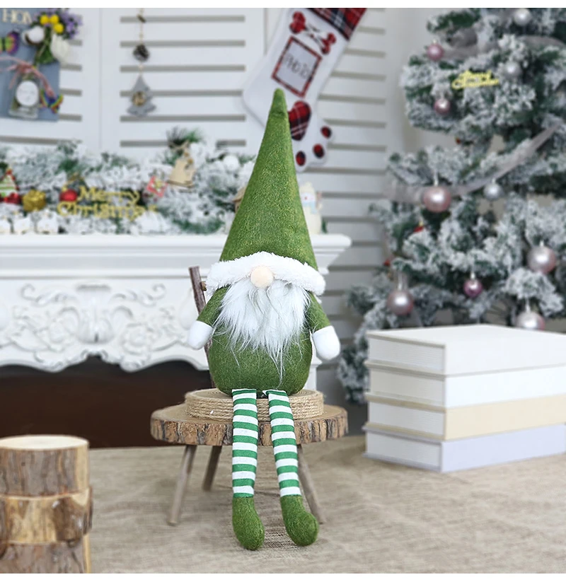 Рождественская Кукла игрушки Санта Клаус Снеговик елка Рождественская елка подвесное украшение для дома рождественские вечерние Navidad Рождественский подарок