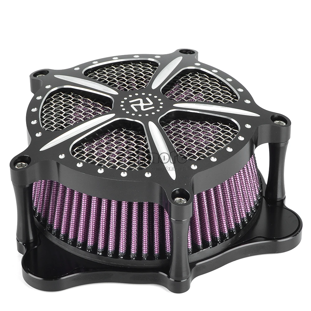 BJMOTO мотоциклетный Туризм модель Road King CNC воздухоочиститель Впускной фильтр комплект для Дорожное покрытие для харлея 2008- Кроссовый воздушный фильтр