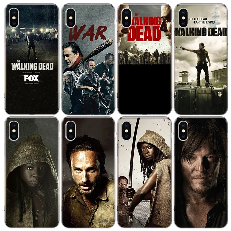 

The Walking Dead Phone Case For iphone SE 2020 11Pro XS MAX 8 7 6 6S Plus X 5 5S SE XR Cover Shell Coque