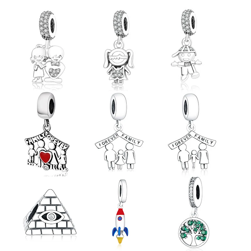 Подвеска Шарм для браслета из серебра 925 пробы в европейском стиле| |