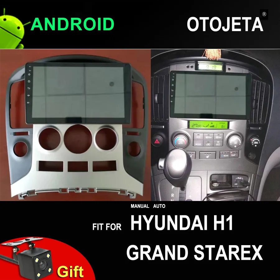 9INCH Car Android 9.0 grand starex Multimedia Player for Hyundai h1 GPS radio Device bluetooth steering wheel control Navigation