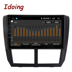 Image 5 - Idoing 1Din 9 "Auto Radio Gps Multimedia Speler Android Auto Voor Subaru Forester 2008 2012 4G + 64G Octa Core Navigatie Head Unit