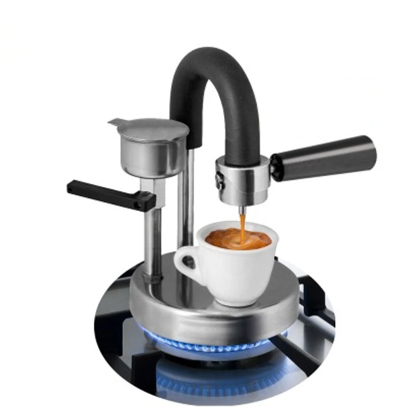 olie breken Hulpeloosheid Italiaanse Handgemaakte Koffie Machine Draagbare Mini Espresso Koffie Pot  Kan Worden Verwarmd Door Gasfornuis Voor Outdoor Home Office - AliExpress  Huishoudelijk Apparatuur