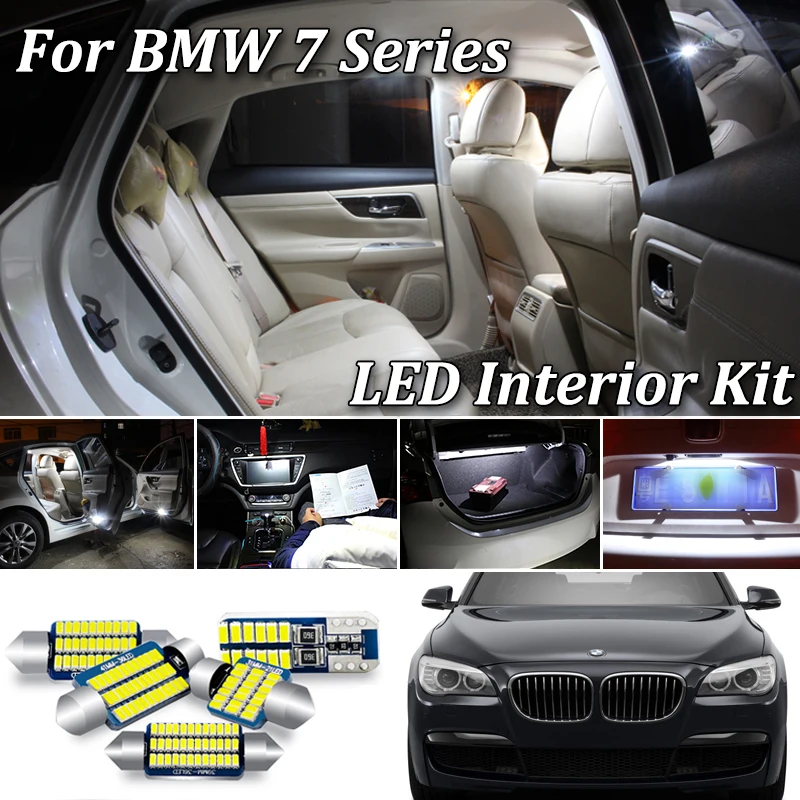 

Для BMW серий 7 E38 E65 E66 E67 F01 F02 F03 F04 комплект светодиодных ламп для внутреннего освещения без ошибок SMD СВЕТОДИОДНЫЙ ные лампы белые (1994-2015)