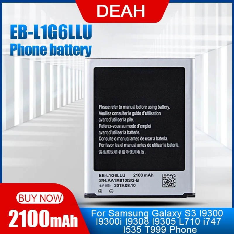 Bater-a-de-repuesto-para-Samsung-Galaxy-S3-Pila-de-pol-mero-de-litio-de ...