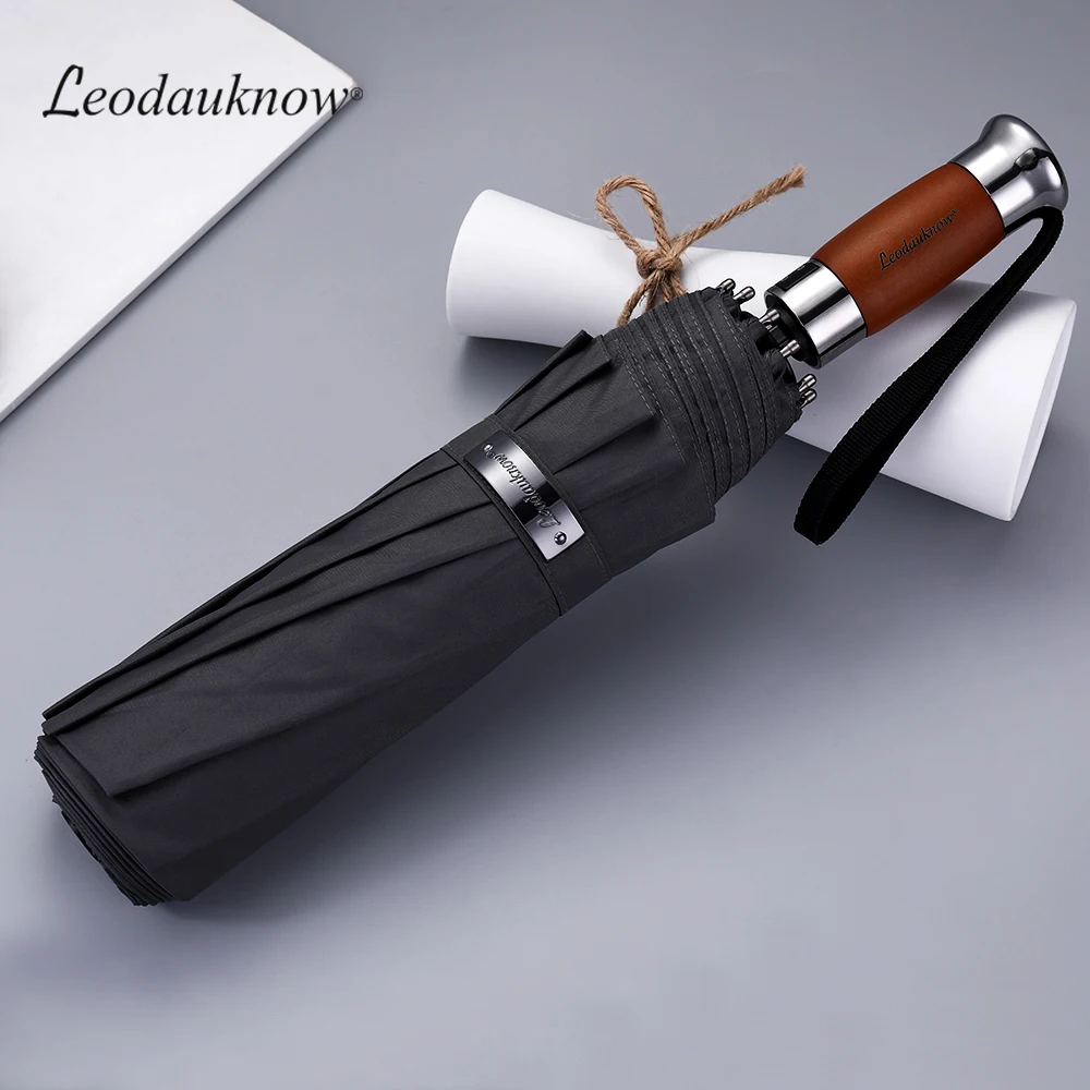 Automatic Umbrella Folding Umbrella 1.2 Meters Folding Umbrella Rain Automatic Umbrellas Windproof Male Parasol