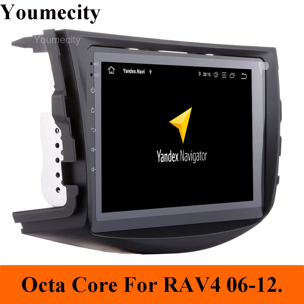Автомобильный DVD для Toyota Старый RAV4 Аудио Видео Стерео GPS Радио RDS Wifi 2006 2012 1024*600 HD